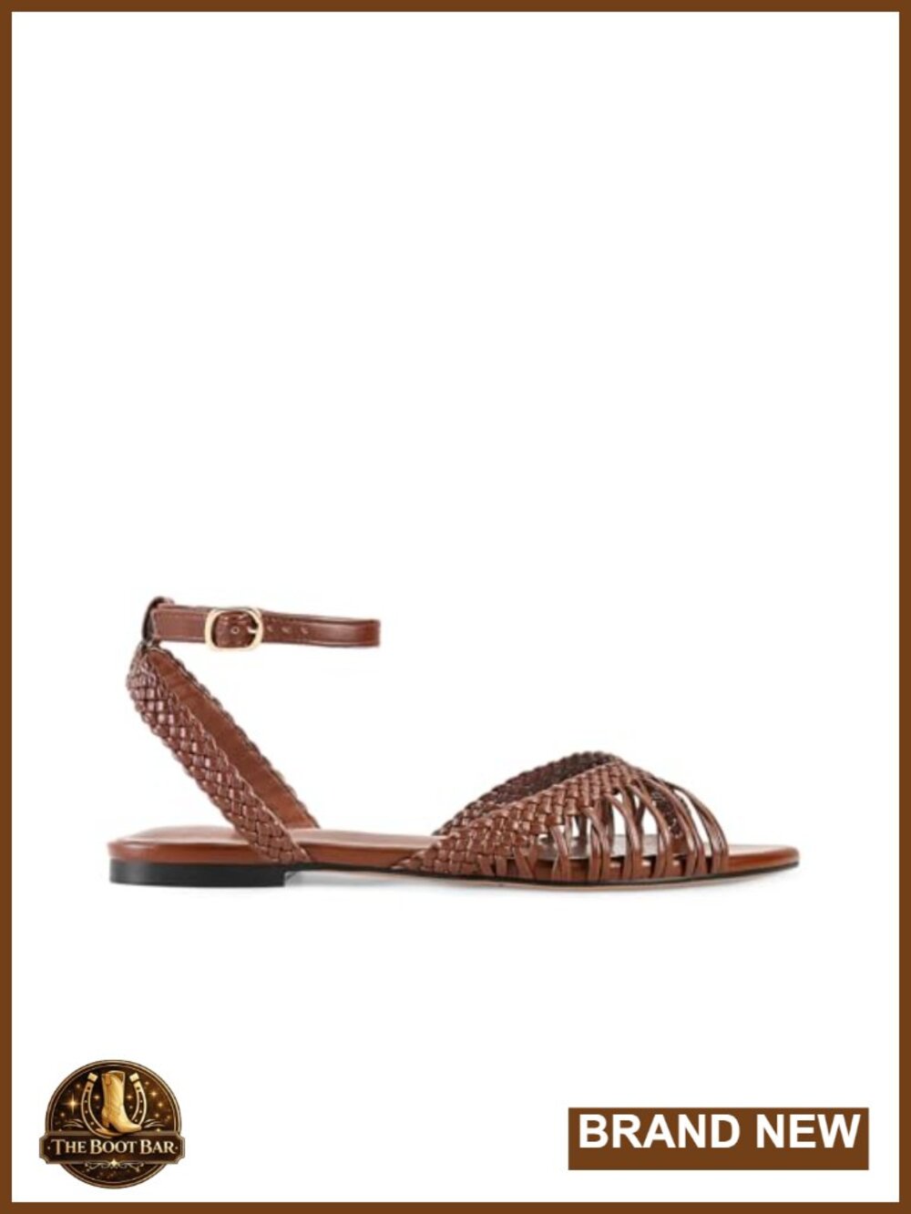 Strappy Flat Sandals Pointed Toe Braid Beach Casual Summer Shoes